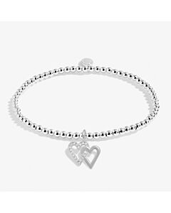 Joma Jewellery A Little 'Happy Birthday Friend' Bracelet In Silver Plating